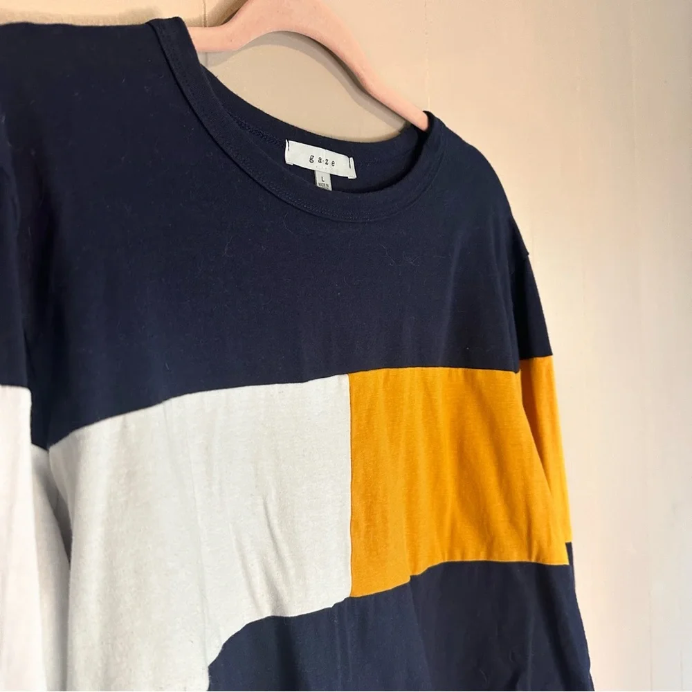 Gaze Long Sleeve Cropped Shirt in Women’s Size Large - Picture 3 of 5